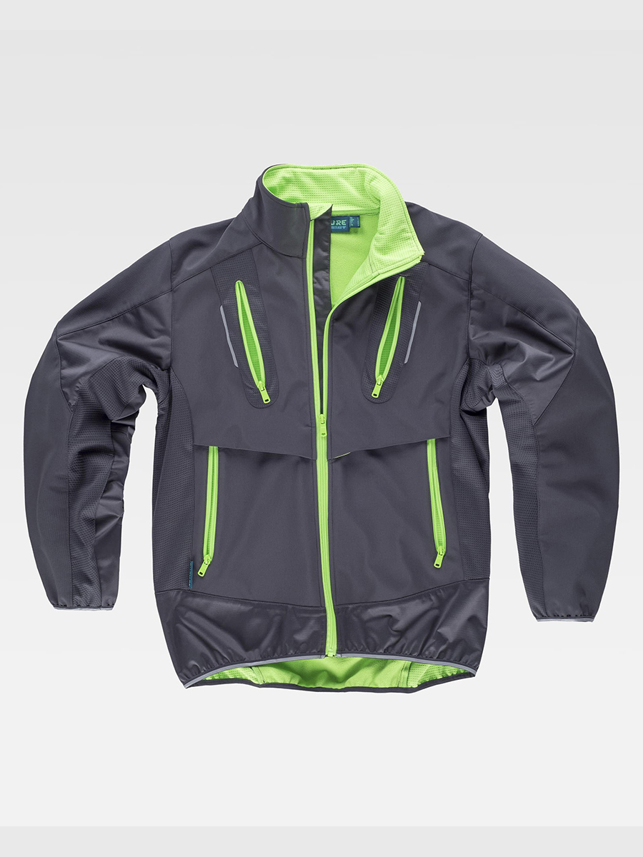 grigio scuro / lime